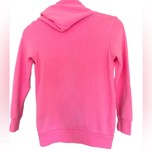 NWT Aviator Nation kids Pink Hoodie with Stripes set with 3 stickers bag - Picture 5 of 10